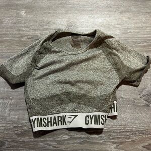 Gymshark Heather Gray Crop Top